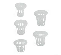 50 pezzi per vasi a rete riutilizzabili in rete di plastica per piantare cestini senza suolo per colture in acque profonde, contenitori per la coltivazione di ortaggi (C)