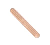 50 Pezzi Perni di Riferimento in Legno Spine Legno M6x50mm Tasselli in Legno, Aste di Centraggio Scanalate Rotonde per Mobili Cassetto e Legno Falegname Dilettanti Attrezzi fai te