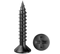 50 Pezzi PHI M3.5 Viti For Legno A Testa Piatta Con Croce Nera, Viti For Lamiera In Acciaio Al Carbonio Ad Alta Resistenza, For Foratura, Lavorazione Del Legno, Riparazione Di Mobili(70mm)
