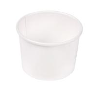 50 pezzi - Piccole vaschette 30 ml 210 + 18 Pe G/M2 Ø6,15/5X4 cm Bianco Cartoncino.