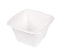 50 pezzi - Piccole Vaschette 'Bionic' 130 ml 7,7 x 7,7 x 4,6 cm Bianco Bagaglio