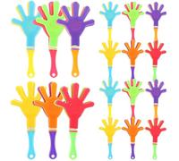 50 Pezzi Piccoli Clapper a Mano in Plastica per Feste e Attività | Effetto Rumoroso e Incitamento, Formato Leggero, per Festival, Giochi, Animazione e Momenti di Gruppo
