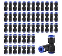 50 Pezzi Pneumatica Raccordi Rapidi 6Mm Connettore Rapido Pneumatico Raccordi Ra