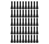 50 Pezzi Pollastro di pollame di Dita per Capelli in Gomma Plucker per Anatra di Pollo (Nero)