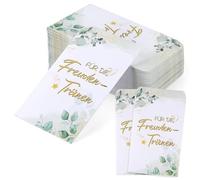 50 Pezzi Porta Fazzoletti Matrimonio, Lacrime di Gioia Matrimonio Sacchetto di Carta, Mini Wedding Bag Matrimonio per Bomboniere, Decorazione di Matrimonio