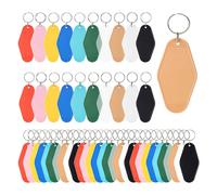 50 pezzi portachiavi motel vuoti all'ingrosso con portachiavi C