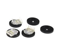 50 pezzi Potenziometro duplex con rotella del volume conica a doppio quadrante B503 B104 1K 2K 5K 10K 20K 50K 100K 3 pin 5 pin 16 * 2 mm(B203(20K),3PIN 16X2)