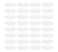 50 Pezzi Protezione Occhi Trasparente Anti-spruzzo Bianca | Plastica Trasparente, Barriera Anti-spruzzo, per Parrucchieri e Uso Domestico, Previene Chioma negli Occhi