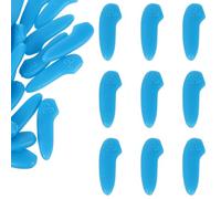 50 Pezzi Protezione per Estremità Coltello in Plastica Blu | Salvapunte Flessibili, per Stoccaggio e Trasporto, per Cutter e Lame, Formato Pratico da Cinquanta