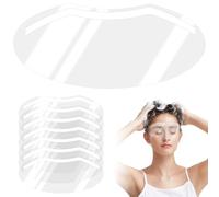 50 Pezzi Protezione per Occhi da Doccia, Proteziones per gli occhi della doccia, Visiera Protezione da Doccia, Copertura del Viso da Parrucchiere, 20 × 10cm, per Estensioni di Ciglia, Taglio Capelli