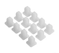 50 pezzi quadrati in plastica per parafango auto, rivetti di fissaggio a pressione, 8 x 8,5 mm, clip per modanatura del paraurti