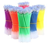 50 Pezzi Ricariche Penna Colorata, Refill Gel, Scrittura Fluida | Plastica, Studenti Ufficio Scuola Studio, Alta Resa Cromatica Stile Casuale