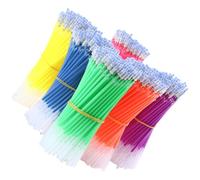 50 Pezzi Ricariche Penna Gel Colorate, Scrittura Fluida | Plastica, Resa Cromatica Elevata, Flusso Uniforme, Ricambi per Biro, Uso Lavoro e Scuola Stile Casuale