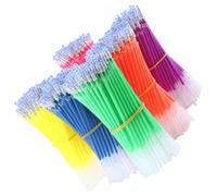 50 Pezzi Ricariche Penne Colorate Fluorescenti, Plastico | Alta Resa Cromatica, Flusso Uniforme, Studio e Lavoro Quotidiani Stile Casuale
