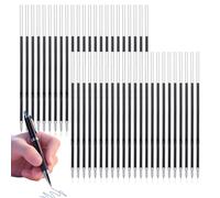 50 Pezzi Ricariche per Penna Retrattile Blu, 0.7mm Ricambio per Penna a Sfera, Rollerball Refill, in Gel, 107mm