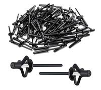 50 Pezzi Rivetti Ciechi Esplosivi Tripli, Rivetti ad Espansione con Flangia Alluminio 3,2mm 4mm, Rivetti Pop a Testa Tonda per Industria Edilizia Metallo Automobile Mobili Navi(4X14mm)