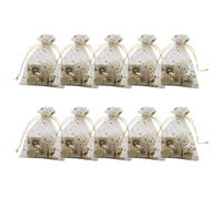 50 Pezzi Sacchetti Tulle Con Stelle E Per Dolci