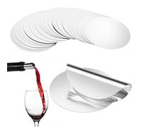 50 Pezzi Salvagoccia Vino, Versatore di Vino in Alluminio, Salvagoccia Bottiglia di Vino per Ristorante Hotel Bar Bistro & At Home