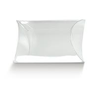 50 Pezzi Scatola Busta in PVC Trasparente portaconfetti 5x5x2 cm
