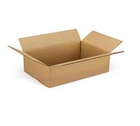 50 Pezzi SCATOLA CARTONE MONO ONDA NEUTRA 40x30x10 cm