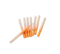 50 pezzi/scatola scovolini interdentali da 0,5 mm, spazzolino for spazi interdentali, strumento dritto for l'igiene orale(Orange)