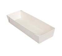 50 pezzi - Scatole 'Thepack' 230 + 12Pp G/M2 11X30X5 cm Bianco cartone ondulato Nano-Micro