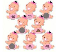 50 pezzi Set di giochi per graffio per neonati - 50 carte da graffio - Attività divertenti e facili da giocare per rompere il ghiaccio, adatte come omaggi per festa del bebè e premi Tagli UnicaAnimale