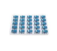 50 pezzi Simplex/OM4 LC Duplex Adattatore for fibra ottica Accoppiatore Connettore LC(LC upc 50pcs)