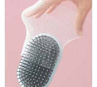 50 pezzi Spazzola detergente in rete elastica in nylon - Pettine regolare staccabile e riutilizzabile, spazzola con manico lungo e rotondo, strumento per la pulizia delle spazzole, rimuovi residui di 
