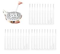 50 Pezzi Spazzola per la Pulizia dei Soffioni Doccia,mini spazzola pulizia dell'ugello della doccia Spazzola per la pulizia del foro del telefono cellulare