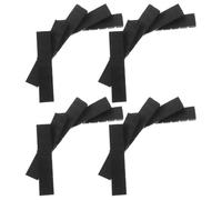 50 Pezzi Spessori di Livellamento per Mobili, Plastico Nero 10x1,95x0,8cm | Installazione Rapida, Superficie Testurizzata Antiscivolo, Adatti a Piedi Tavolo e Sedia, Casa Aula