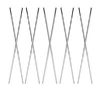 50 Pezzi Spilli in Acciaio Inox per Bloccaggio Uncinetto e Maglia, Argento | Fissaggio Saldo, Uso in Studio, Finitura Argento Lucida, per Tavola di Bloccaggio e Progetti Fai da Te