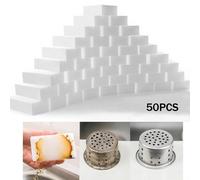 50 Pezzi Spugne Magiche Spugne Abrasive Delicate Pulisci Cucina Gomme per Mobili