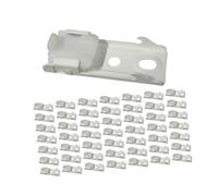 50 pezzi staffa per montaggio a parete per binari per tende, staffe per