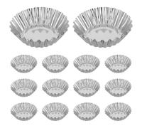 50 Pezzi Stampi per Tartellette Mini, Forma Rotonda | Superficie Liscia e Design Impilabile, per Gusci di Crostata e Creme, Uso Domestico e Feste