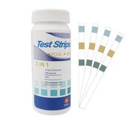50 pezzi Striscia di Piscina,Ph Strisce di Misura Analisi Aqua Linguette Kit Alcalinità Tester Acqua Durezza Check Prodotto Test Accessorio per Piscine Piscine Tester Ph E Cloro
