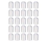 50 pezzi tappi gomma rotondi 20mm per viti, copri bulloni trasparenti