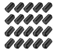 50 pezzi Tappi terminali termorestringenti 30 x 55 mm Tappi per tubi neri