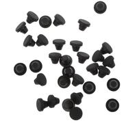 50 pezzi Tappo in Silicone Nero per Piedi Mobili, antiscivolo | Riduce Rumore e Urti, per Gambe Mobili e Laminato, Uso in Salotto e Aula