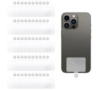 50 Pezzi Toppa per Cordino Cellulare, Cuscinetti Universali per laccio per Cellulare da Collo, Toppe di Ricambio per Cordino, Patch Pad Trasparente per Accessori Telefono