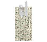 50 pezzi - Tovaglioli a canguro Ecolabel 'Double Point - Dakar' 19 G/M2 39 x 40 cm Naturale Tissue Riciclato