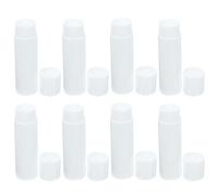 50 Pezzi Tubo per Burrocacao Vuoto con Capsula, Pp Bianco | Kit Fai da Te, Uso Semplice e Odore, Contenitori per Balsamo Labbra, Formato Compatto
