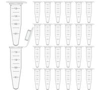 50 Pezzi Tubo Per Centrifuga,Centrifuga Campione Contenitore Con Tappo,Plastica Centrifuga Provetta,Microprovette In Polipropilene,Provette Da Laboratorio Conical Centrifuge Tubes,1.5ml