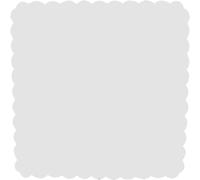 50 PEZZI TULLE VELETTI VELO FATA BOMBONIERA CONFEZIONE DA 50 VELI MATRIMONIO 24X24 CM (BIANCO)