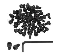 50 Pezzi Viti a Testa Esagonale M6 x 8mm con Chiave Nero per 12.9 Grade