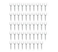 50 pezzi Viti autofilettanti a doppia testa Y 15/25/35 mm Due direzioni(2.5cm 0.8mm 50 piece)