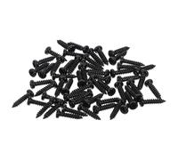 50 Pezzi Viti per Meccaniche Chitarra Y100, Ferro Nero, Set da 50 | Montaggio dei Picchetti, Uso per Chitarra Acustica e Basso, Facile Installazione, Durata Prolungata