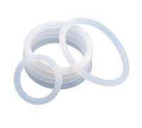 50 pezzi VMQ O-ring Spessore CS 2/3/3,5/4 mm Anelli di tenuta in gomma bianca OD 5-100 mm O-ring in silicone(OD 12mm,CS 3mm)