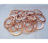 50 Pezzo Anello Rame Anelli Guarnizione Rame Cu 26x32x2,0 MM din 7603 Forma A