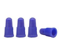 50 Pezzo You.S Bicicletta Coperture Valvole Sclaverand Ø 5 MM Plastica IN Blu